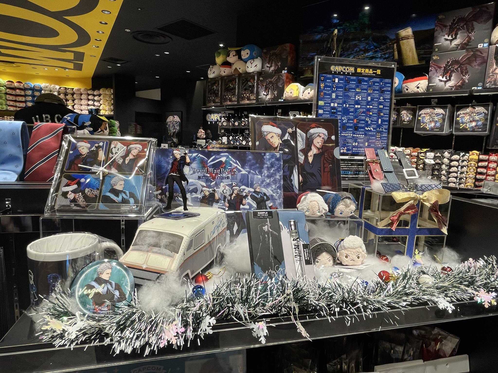 デビルメイクライ V 缶バッジ Xmas カプコンストア クリスマス デビルメイクライ V 缶バッジ Xmas カプコンストア クリスマス