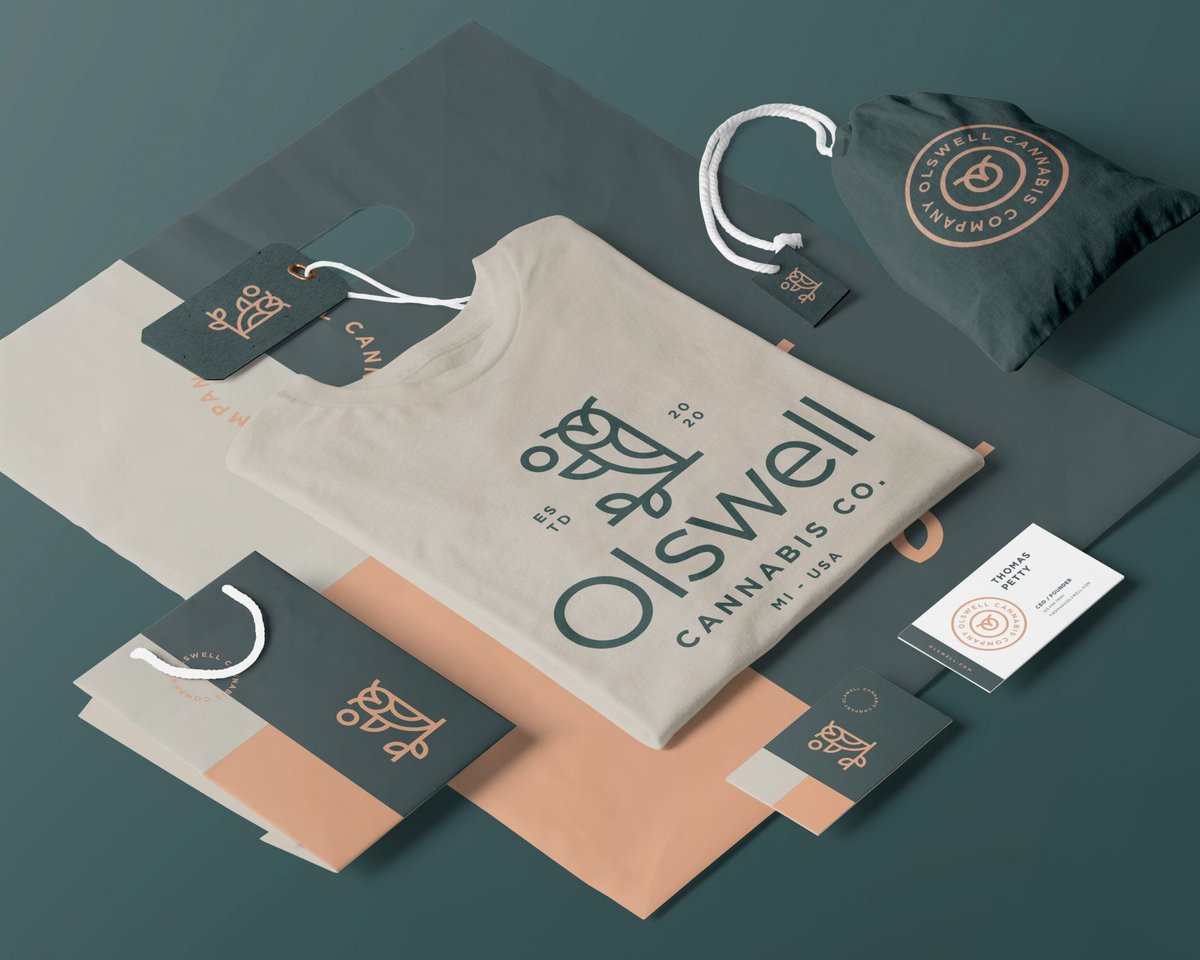 #ClioCannabis 2020 Shortlist - Olswell Cannabis Co.: Branch Out. Be Well. by <a href="/WickAndMortar/">Cannabis Branding</a> bit.ly/3ndPTqC 🏆