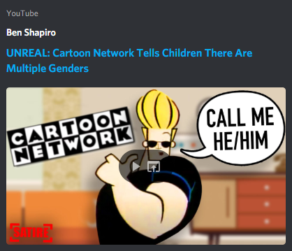 title implies ben shapiro thinks there is only one gender