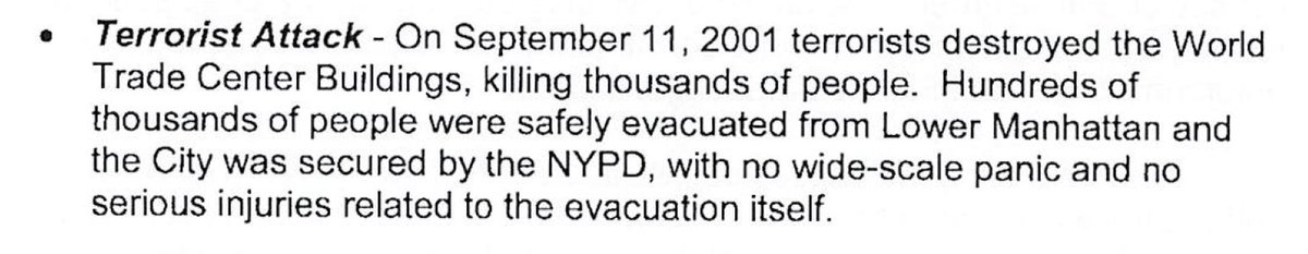 The 4th such "event" - 9/11.