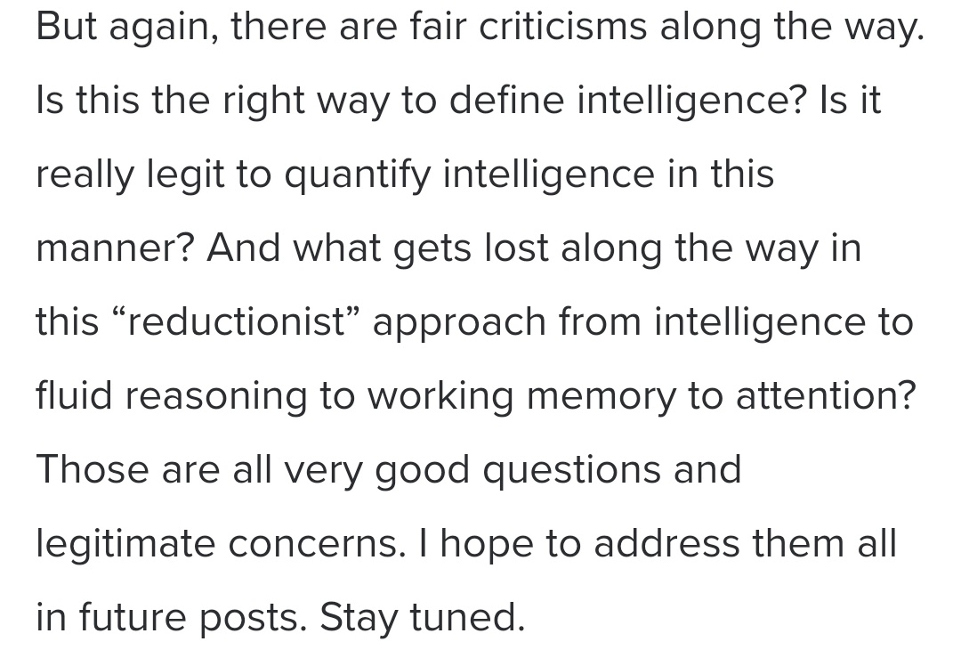 13/n He then ends with asking if "this is the right way to define intelligence?" and similar questions.