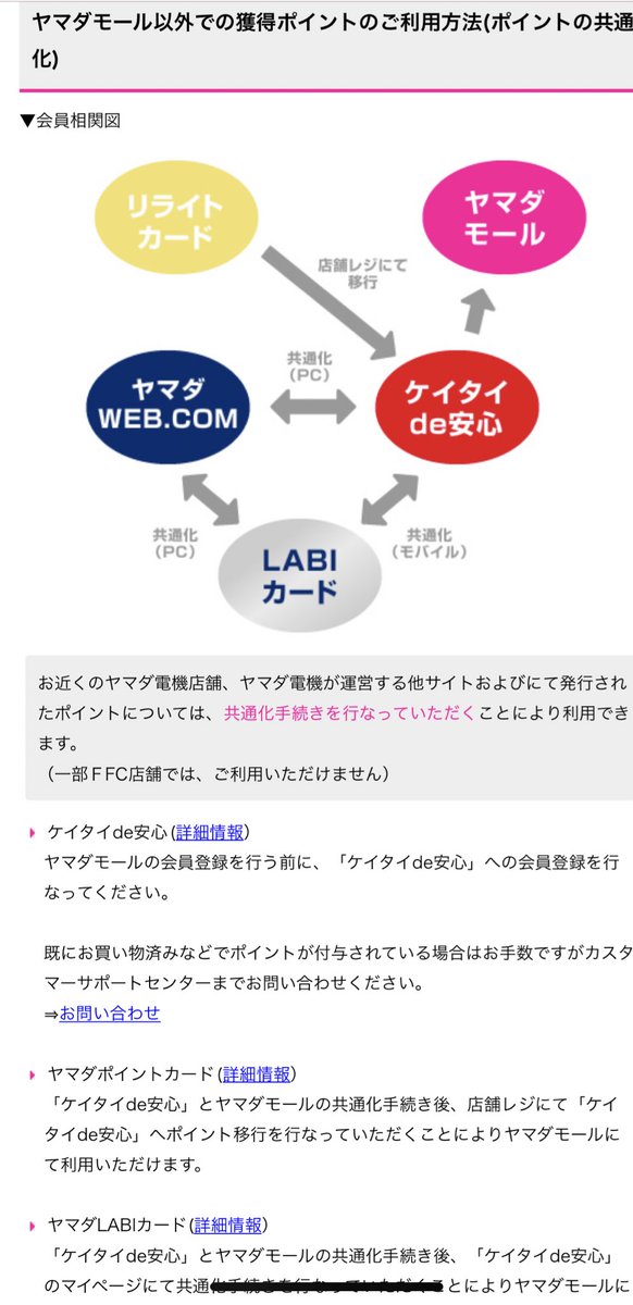 Uzivatel Takejune Na Twitteru ヤマダ電機の店舗で獲得したポイント をネットで使おうと思ってぽちぽちしてたらドラマみたいな相関図が出てきた 多分ヤマダモールが犯人やな