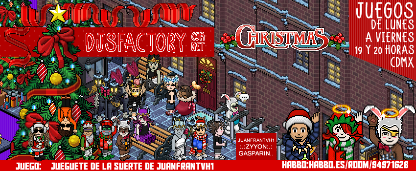 ⭐️VEN A JUGAR 
🎮JUGUETE DE LA SUERTE 🧸 ⚾ 🎈 
🏨habbo.es/room/94971628
🥳CREADO X <a href="/JuanFrantvh1/">Juantvh/Juanfrantvh 🇻🇪</a> 
💰CORTESIA DE @imgasparin @ZyyonLeny
🎵SINTONIZA DJSFACTORY.COM