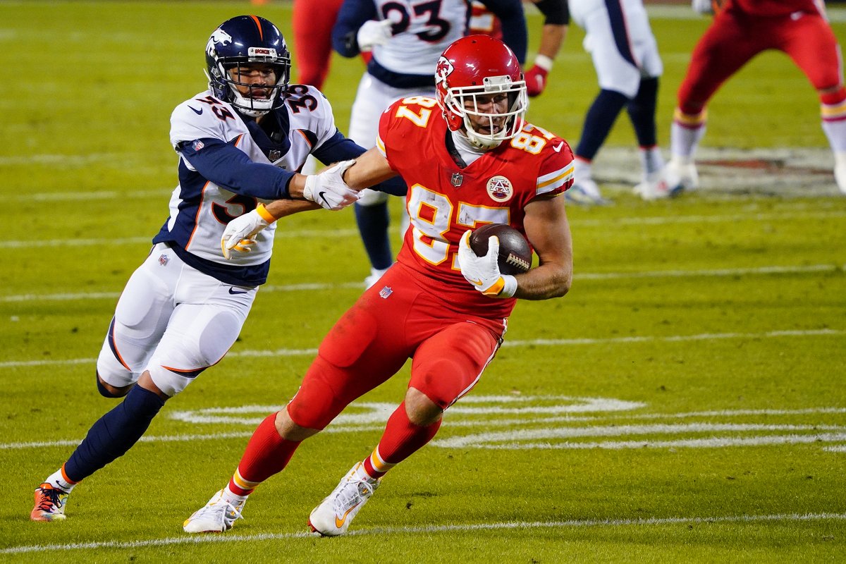 Most first down catches this season:Travis Kelce - 67 DeAndre Hopkins - 64 ...