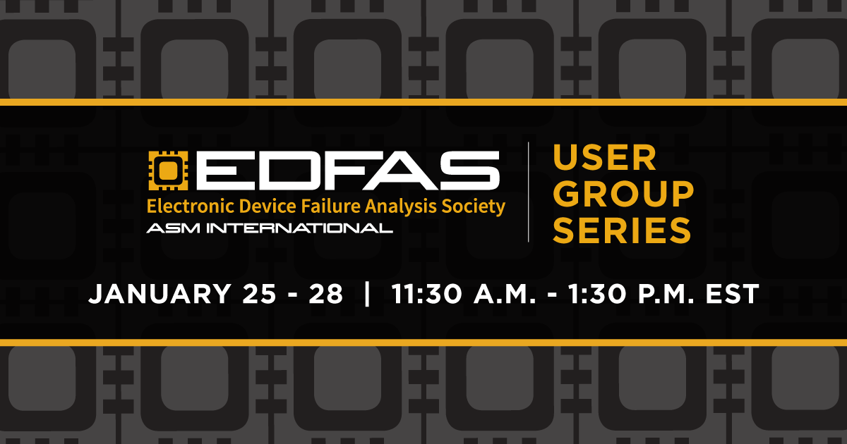ASM_EDFAS's tweet photo. We're excited to announce the #EDFASUserGroupSeries! These FREE 2-hour sessions January 25-28 are designed as an open forum to discuss your FA topics. We want to hear your opinions and ideas! Learn more: https://t.co/quh3FTaR6k https://t.co/U41bjdfqbE