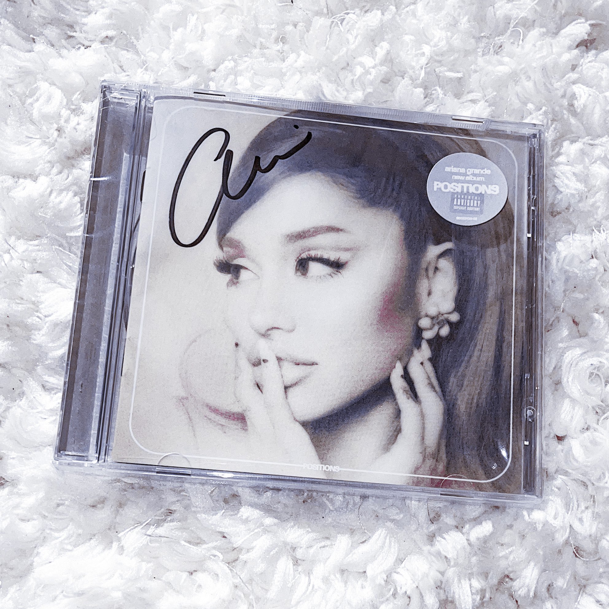 Ariana Grande Signed CD: Positions Album