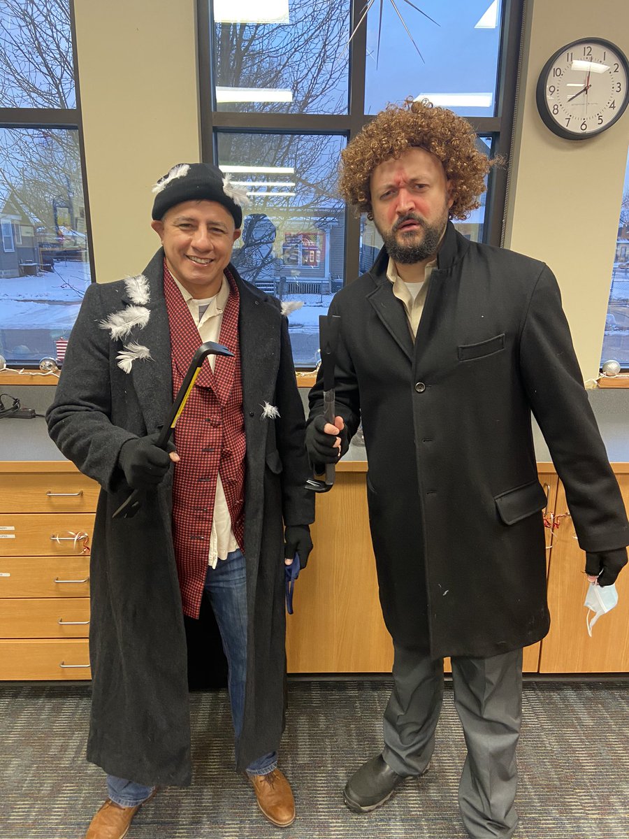 These two guys have been walking into classrooms today and turning on the water faucets and then leaving. 

They’re looking for some kid named Kevin? 

Help please!