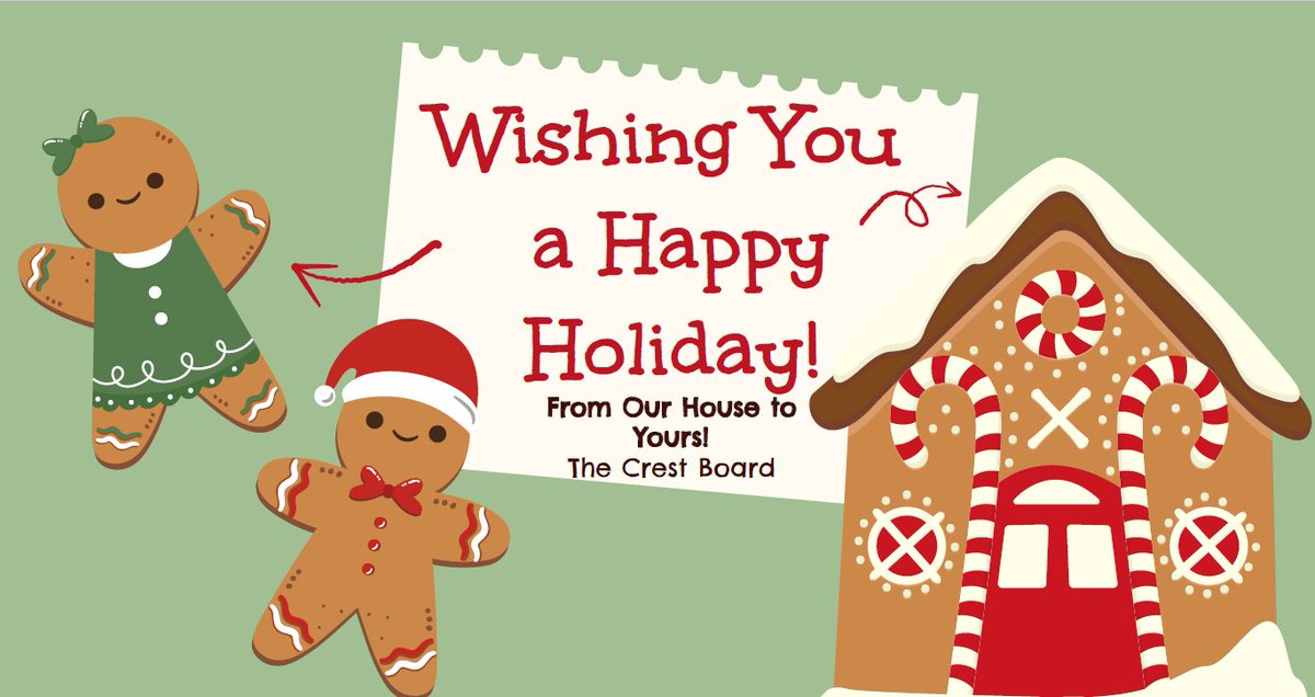 CREST4Educators's tweet photo. The CREST Board wishes all of our #CRESTEducators a safe and happy winter break! 

How are you taking care of yourself over break? https://t.co/GGeWGvybxa