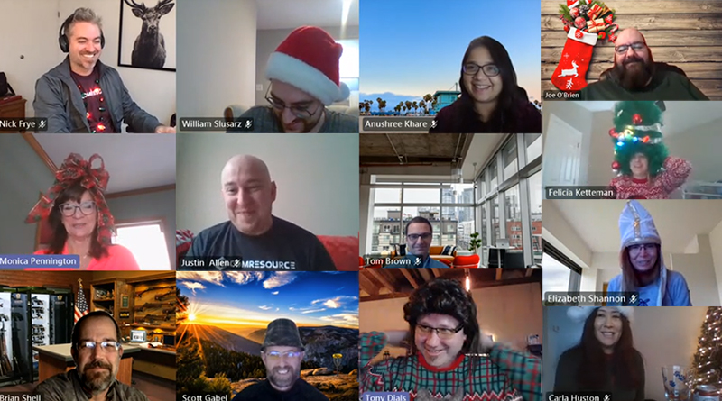 Not even Grinch 2020 can steal the ComResource Holiday Spirit! The Data &amp; Tech Solutions team held their virtual holiday party including an ugly Holiday/Best Hat-Hair competition along with hotly contested games of Charades and Trivia. Did we mention we're a "little" competitive?