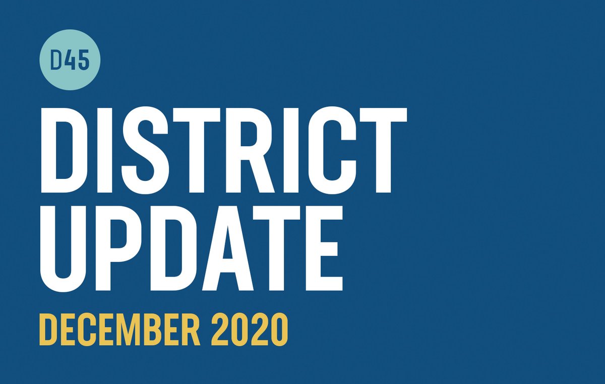 Please be sure to read the most recent District Update with information on the re-entry timeline. bit.ly/2K9lv2I We hope that you have a wonderful Winter Break!