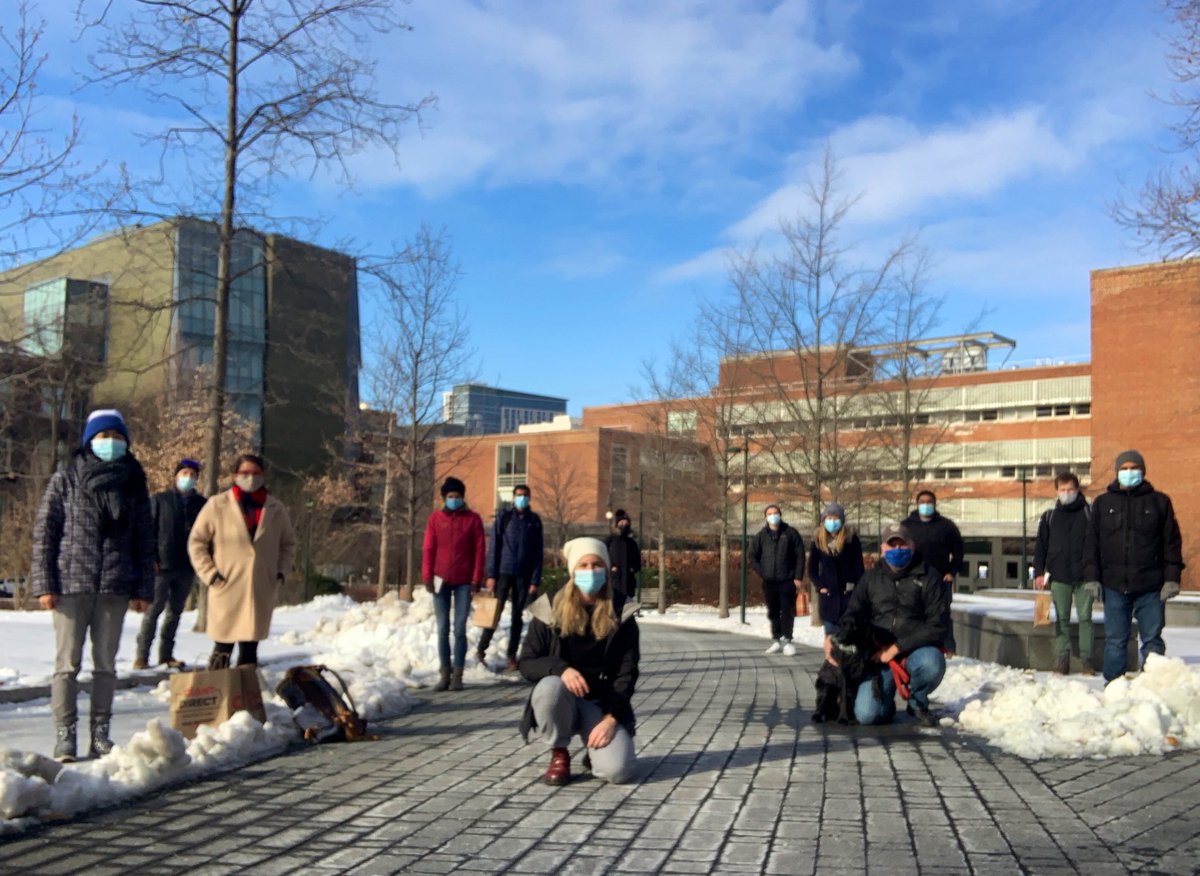 The Burdick lab was determined not to let 2020 steal all our holiday joy, even if it meant holding our annual holiday party outdoors in December 🥶 in the middle of a pandemic🦠(of course - with masks 😷 and proper social distancing!)