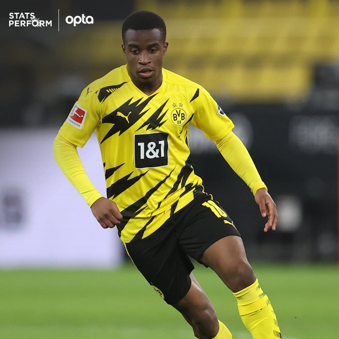 ドルトムントの神童ムココ 16歳28日でブンデス最年少得点記録を更新 サッカーキング