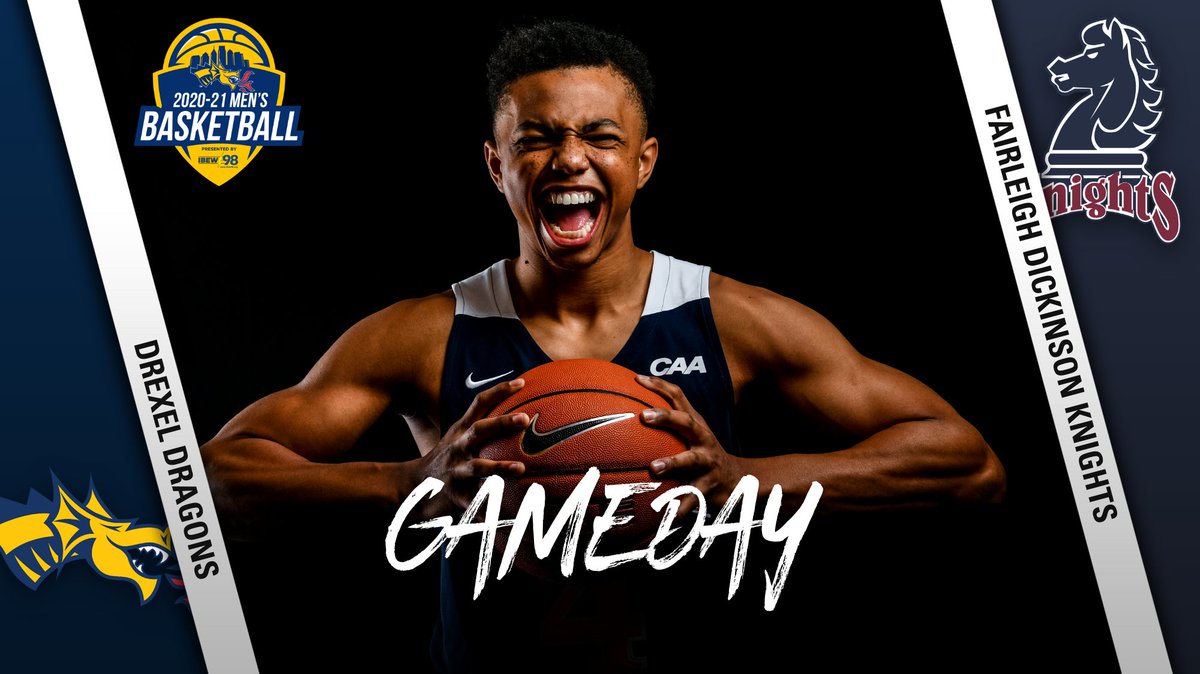 DrexelMBB's tweet image. 𝗚𝗔𝗠𝗘𝗗𝗔𝗬

🆚 | Fairleigh Dickinson
⏰ | 2 p.m. 
📍 | Hackensack, N.J.
🏟️ | Stratis Arena
💻 | NEC Front Row ($)
💻 | bit.ly/3alCRnD
📻 | bit.ly/30WVCpM
📊 | bit.ly/2LLuQhn

#GoDragons