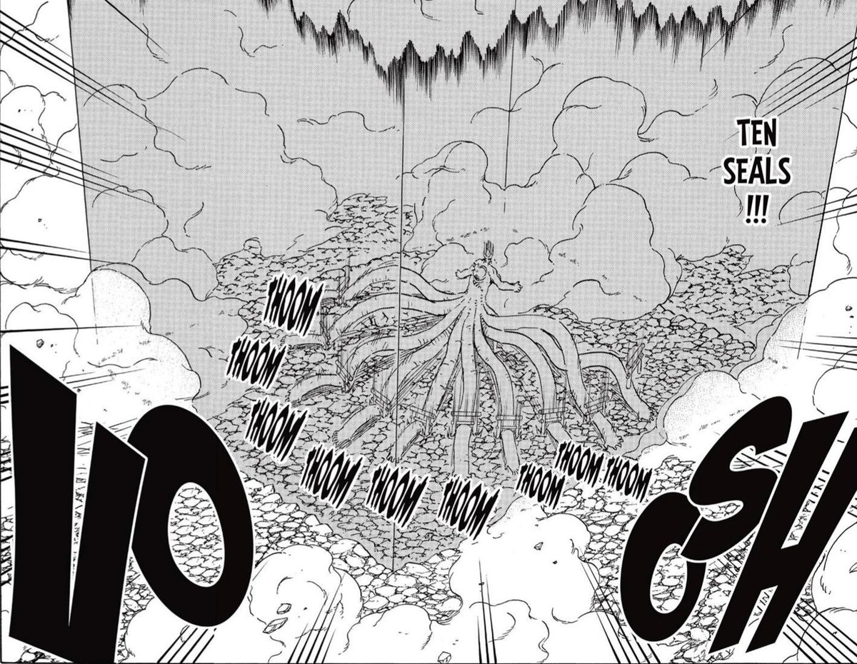 Comme lorsqu'Obito détruit en un instant le Senpo Myoujinmon de Hashirama qui avait neutraliser le Juubi.