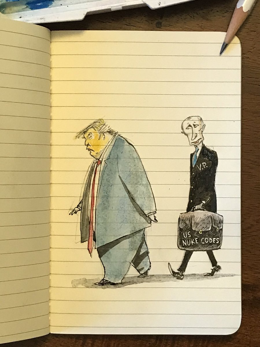 EmpireWireNY's tweet image. ⁦@realDonaldTrump⁩ and the #nuclear football (#Russian rules). #RussianHack #PutinsPuppet