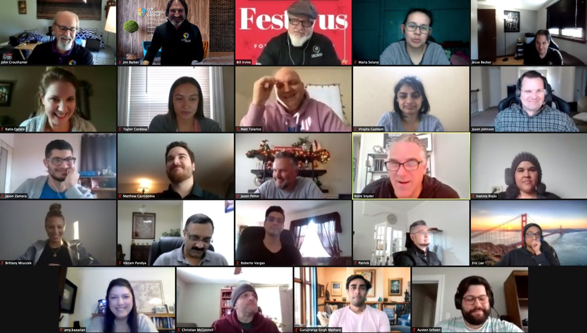 Celebrating and expressing thanks for our clients, partners and growth along with the blessing of new team members for our last CEO Huddle of the year. #customerWOW #growth #team