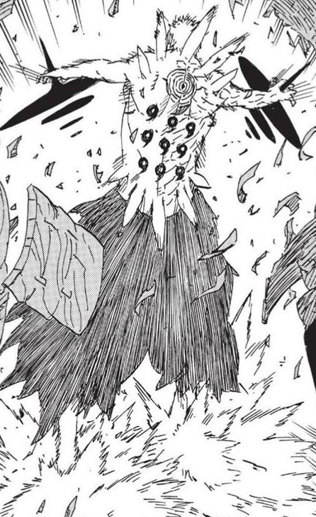 En Jinchuuriki de Juubi, Obito se bat avec ses Guudodama (sphère de vérité) qu'il utilise sous forme offensive ou défensive selon son bon vouloir.