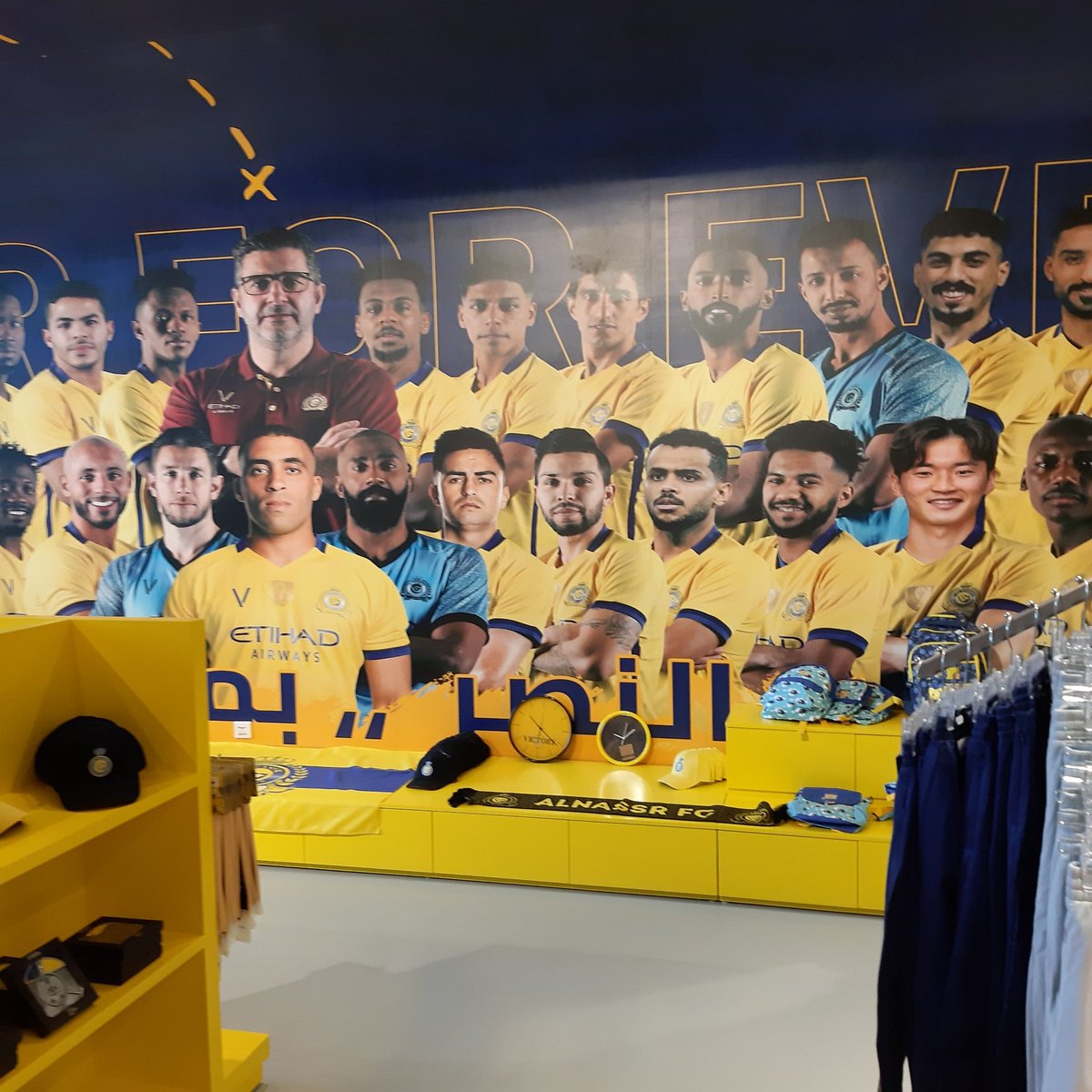 من زيارتنا إلى متجر نادي النصر بمدينة جدة ..