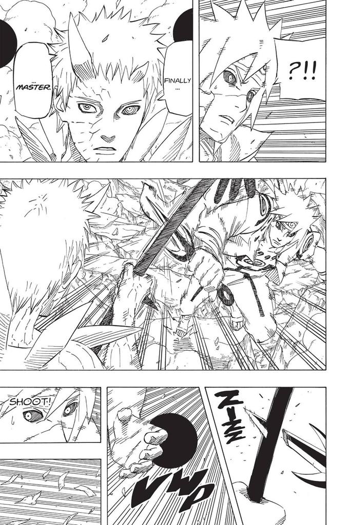 En vitesse pur et reactivity il Speedblitz les Hokages.Tobirama rajoute que s'ils se Hiraishin sur Obito On-Gard ils se feraient effacer sur l'instant.