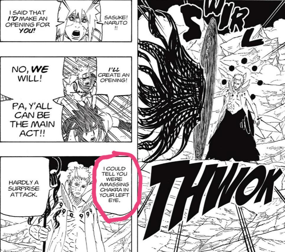 Obito a aussi des capacités sensorielles exceptionnelles, il peut sentir le Chakra malaxé dans une partie du corps comme lorsqu'il a anticipé l'Amaterasu de Sasuke.Ce qui fait qu'il ne peut pas se faire surprendre par une quelconque attaque surprise.