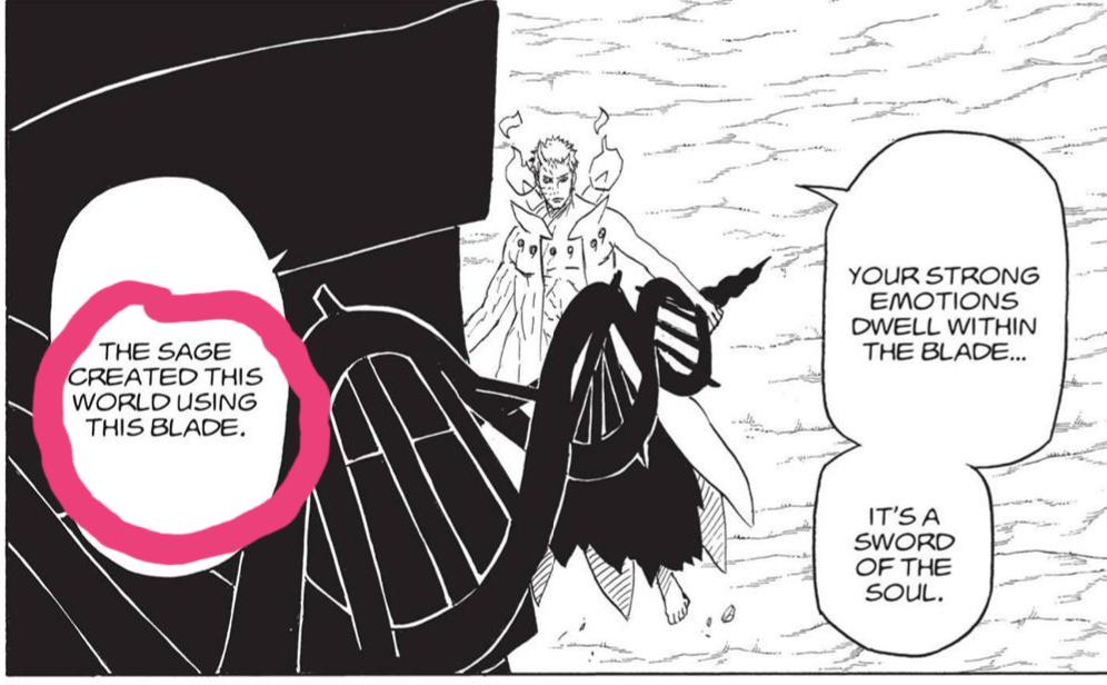 En ayant l'arsenal de Hagoromo, Obito a donc le pouvoir de la création et de la destruction.