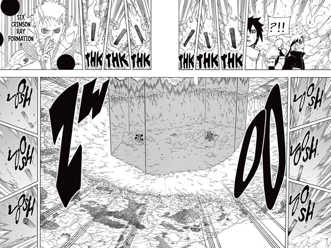 Autre petit trick, Obito Rikudo peut faire apparaître le Musekiyojin une barrière bien plus puissante que le Shisekiyojin de Hashirama + Tobirama + Hiruzen + Minato.
