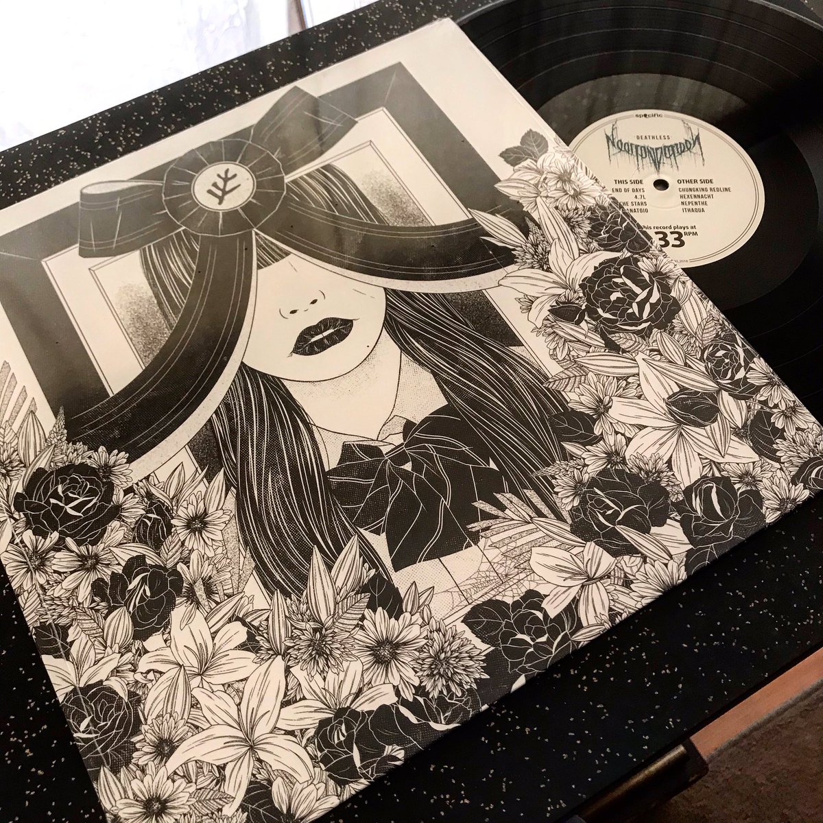 TheTrueAsgard's tweet photo. New arrival:
Necronomidol @NECRONOMIDOL "Deathless" LP, pressed by Specific Recordings
From Cold Spring Records (UK)
2020 has become the year when I'm happy to receive something without needing a proxy. 😁
#Necronomidol #Deathless #LP #Vinyl #SpecificRecordings #ColdSpringRecords https://t.co/ukznh4H7wa