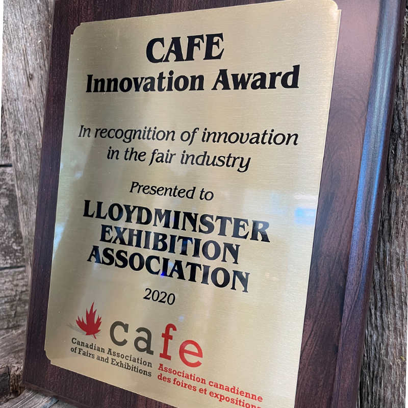 lloydexh's tweet photo. The Exhibition was so proud to receive this National Recognition in the Fair Industry. We were chosen for this Innovation Award for our Virtual 2020 Fair!

Thank you to our Board, Thank you to the many volunteers, sponsors and everyone who participated!

#yourlloydex https://t.co/sboi1Tm1So