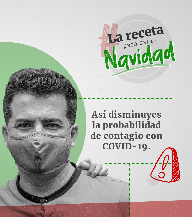 MinSaludCol's tweet photo. Ten cuidado en reuniones, novenas y celebraciones de fin de año. Evita espacios cerrados, mantén el distanciamiento físico mínimo de 2 metros, y tu tapabocas bien puesto. Sigue #LaMejorRecetaParaEstaNavidad y evitemos el contagio. https://t.co/0nF8IfV7Eo