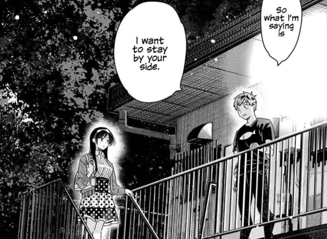 "It's not a morning glory" manifests itself in the present day as "She's just a rental girlfriend", but the result is still the same: Kazuya saw something special in both the flower and Chizuru, and despite all the obstacles, he still helps them blossom into something beautiful.