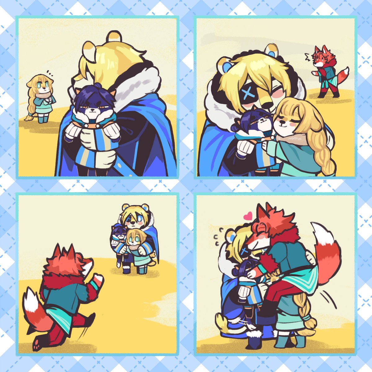 [FE3H]

there's no better present than having your besties by your side

 (started this last year finally sat down and finished this today...better late than never? ?) 