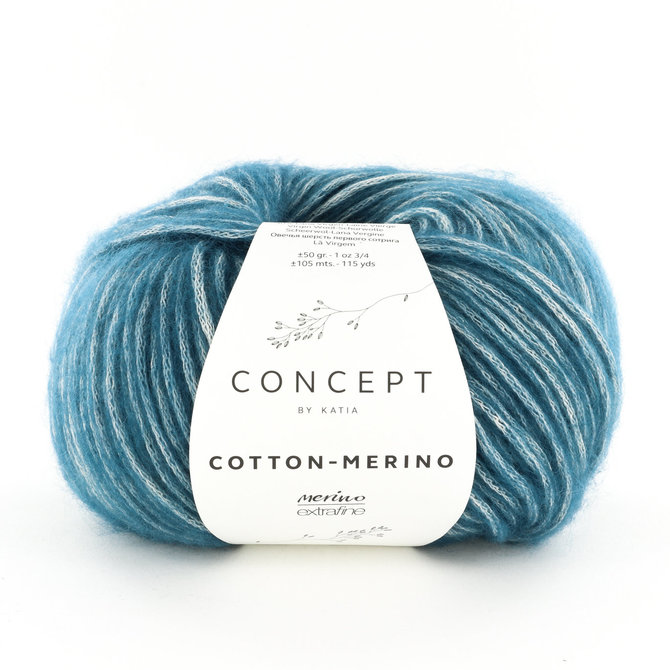 Knit your next project in Pacific, one of the new colors of #Katia #cottonmerino!  Now available at etsy.com/shop/ESKneedle… #yarnlovers #knitting #naturalfiber #Eskneedleworks