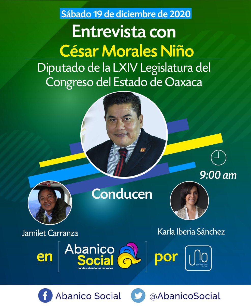 AbanicoSocial's tweet photo. La aplicación de las dos primeras vacunas contra el Covid-19 generan preguntas que merecen respuestas. Los esperamos este sábado en la conversación de @karlaiberia y @JamiletCarranza con los especialistas @InmunoUAM y Miguel Altuzar, así como el diputado @cesarmoralesn. https://t.co/UGsEqCRS5X