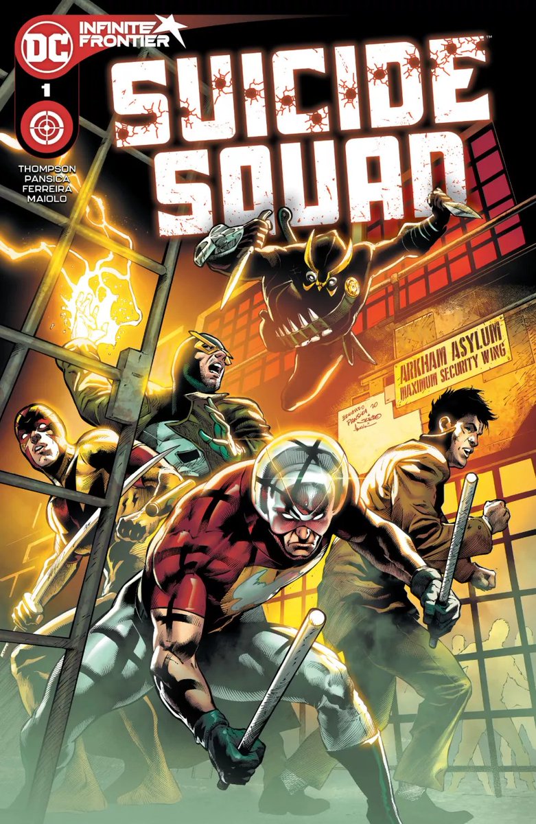 SUICIDE SQUAD #1written by ROBBIE THOMPSONart and cover by EDUARDO PANSICA