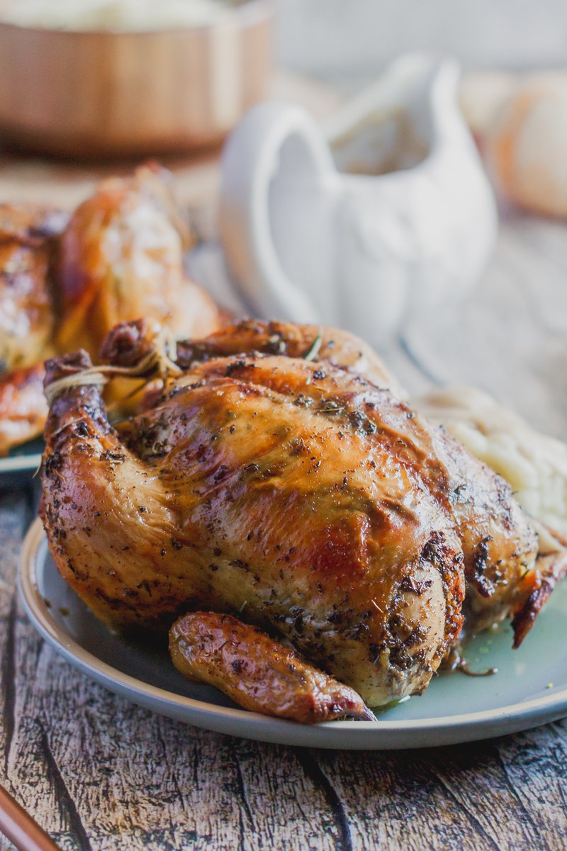 #ad Christmas goes elegant with juicy roasted Cornish hens covered in The Spice Hunter herbs. I love how much flavor <a href="/the_spicehunter/">The Spice Hunter</a> dried herbs (my favorite: The Spice Hunter poultry seasoning) added to this easy dish! #thespicehunter #spicehunter bit.ly/3muJFl7