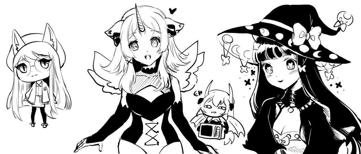 Thank you for joining today's stream!! Got to draw a lot of cuties (and a lot of...questionable things) and had a lot of fun! And thank you to savion098 and @Ritzueli for the raids!! See you next time ^0^ 
