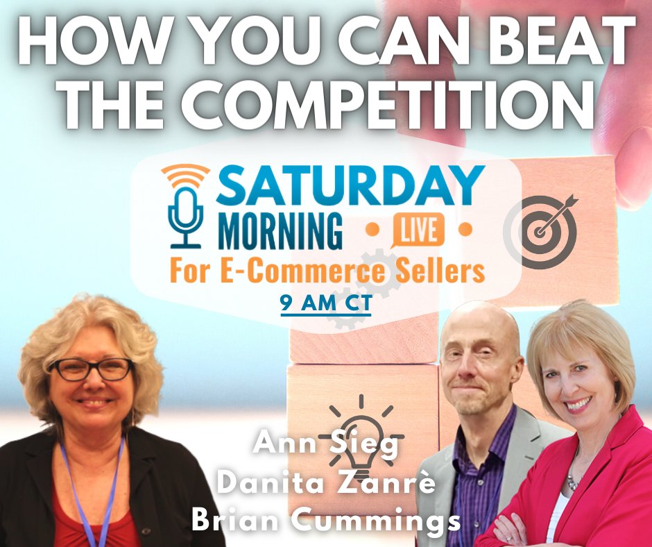 🔥🔥 EBS Master Trainers share how they beat the competition at Amazon!

▶ Be sure to attend this Saturday Morning Live at 9 am, CT, to learn about two more of the many strategies taught at Trifecta. Here's the link: facebook.com/ecommercebusin…

#amazonseller #amazonfba #workonline