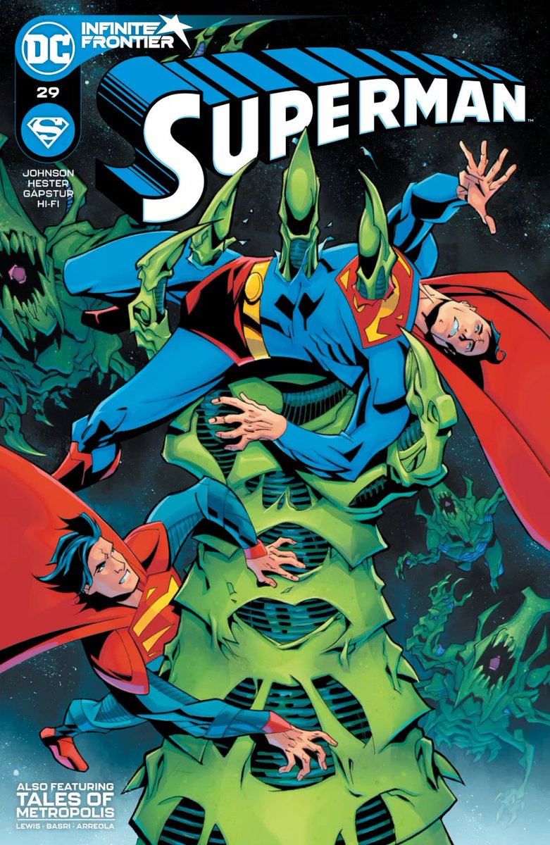 SUPERMAN #29written by PHILLIP KENNEDY JOHNSONbackup story written by SEAN LEWISart by PHIL HESTER and ERIC GAPSTUR