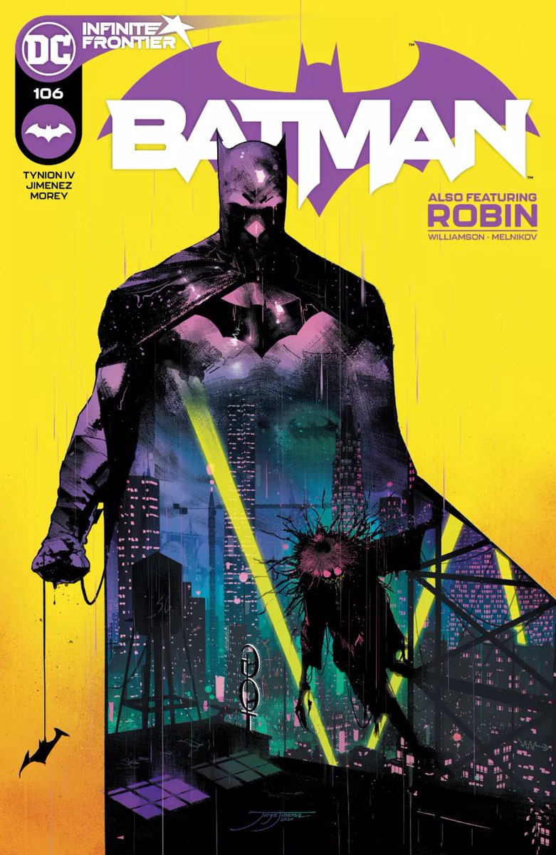 BATMAN #106written by JAMES TYNION IVart and cover by JORGE JIMENEZ