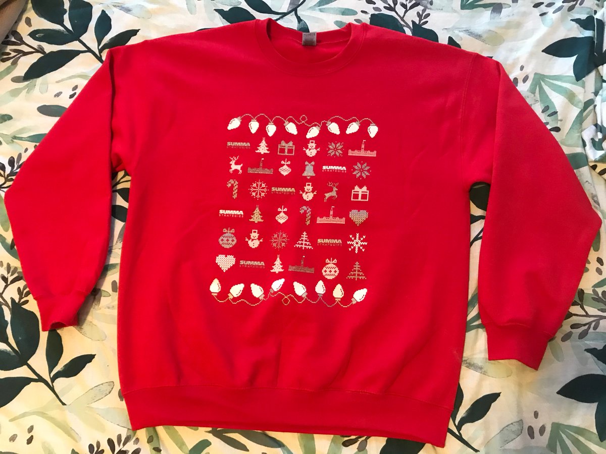 SummaStrategies's tweet photo. Last night's digital Summa holiday party was not only a success, but a total blast! Thank you to @CantinaGia for the delicious food, @dominioncitybc for the drinks, and to the Summa team for some pretty cool holiday sweatshirts 😎❄️ https://t.co/KWMjaJaWkF