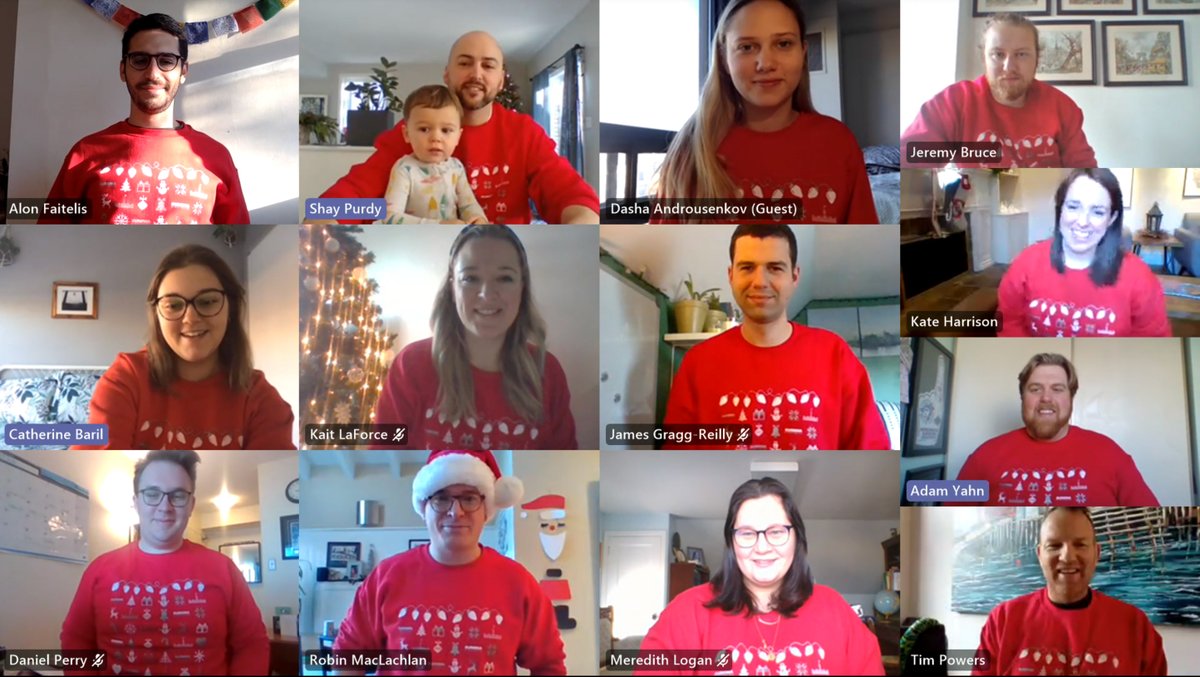 SummaStrategies's tweet photo. Last night's digital Summa holiday party was not only a success, but a total blast! Thank you to @CantinaGia for the delicious food, @dominioncitybc for the drinks, and to the Summa team for some pretty cool holiday sweatshirts 😎❄️ https://t.co/KWMjaJaWkF