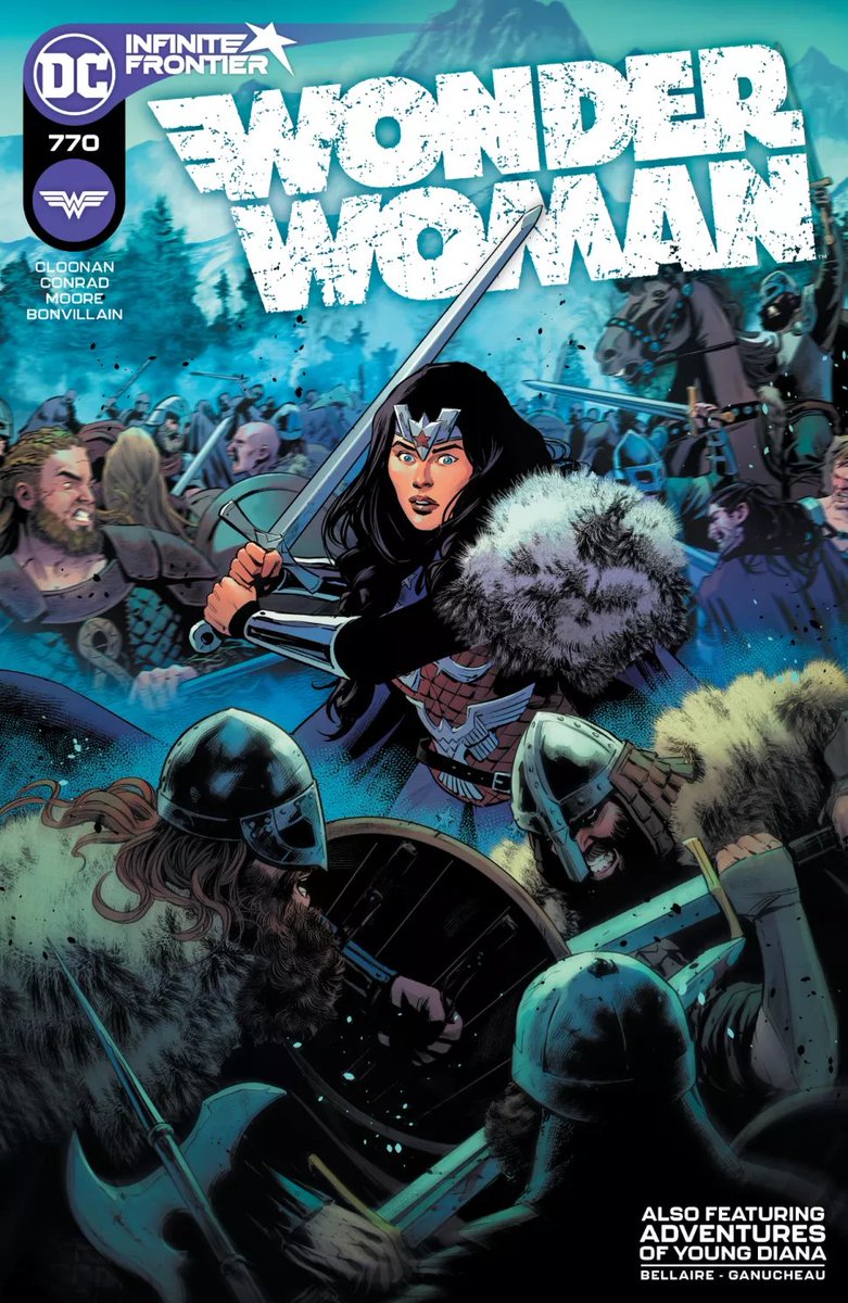 WONDER WOMAN #770written by BECKY CLOONAN and MICHAEL W. CONRADart and cover by TRAVIS MOORE