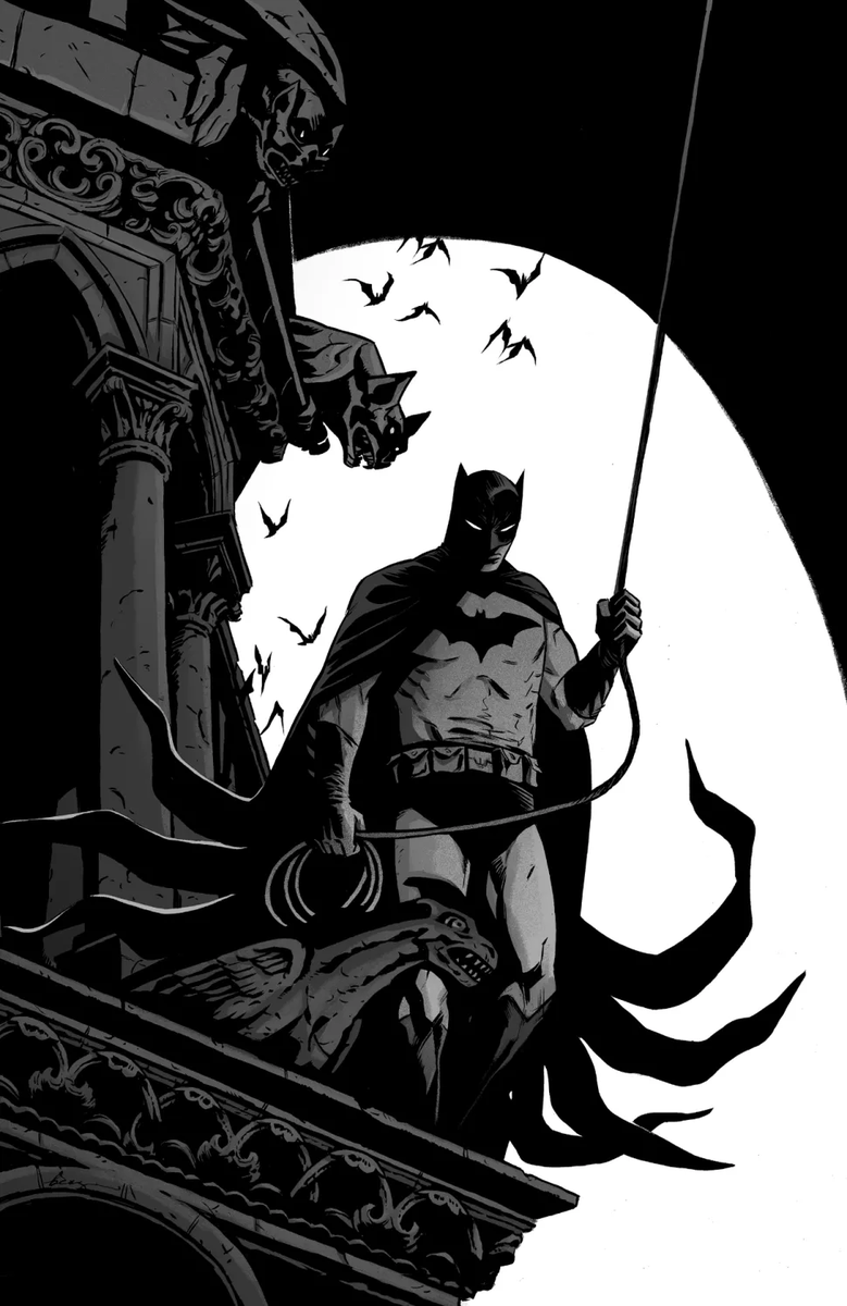 BATMAN BLACK & WHITE #4written by CHIP ZDARSKY, JOSHUA WILLIAMSON, BECKY CLOONAN, DANIEL WARREN JOHNSON, and KARL KERSCHLart by NICK BRADSHAW, RILEY ROSSMO, TERRY DODSON, RACHEL DODSON, DANIEL WARREN JOHNSON, and KARL KERSCHL