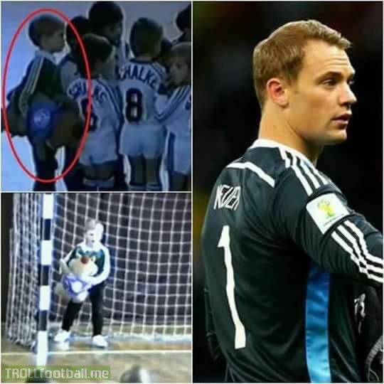 “I used to cry when I let in a goal. I always thought I was to blame because I was the last man,” Neuer admitted.When Neuer was a youngster, he used to carry a Teddy around with him. I wonder where that bear is today 