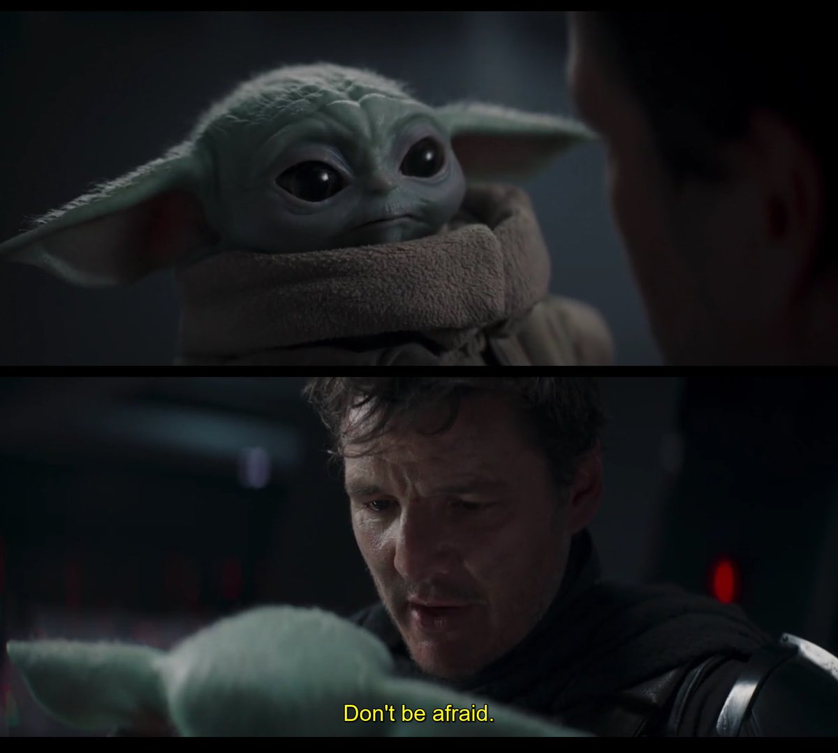 chicamary999's tweet photo. No puedo dejar de llorar #TheMandalorian https://t.co/4acr0mK4q7