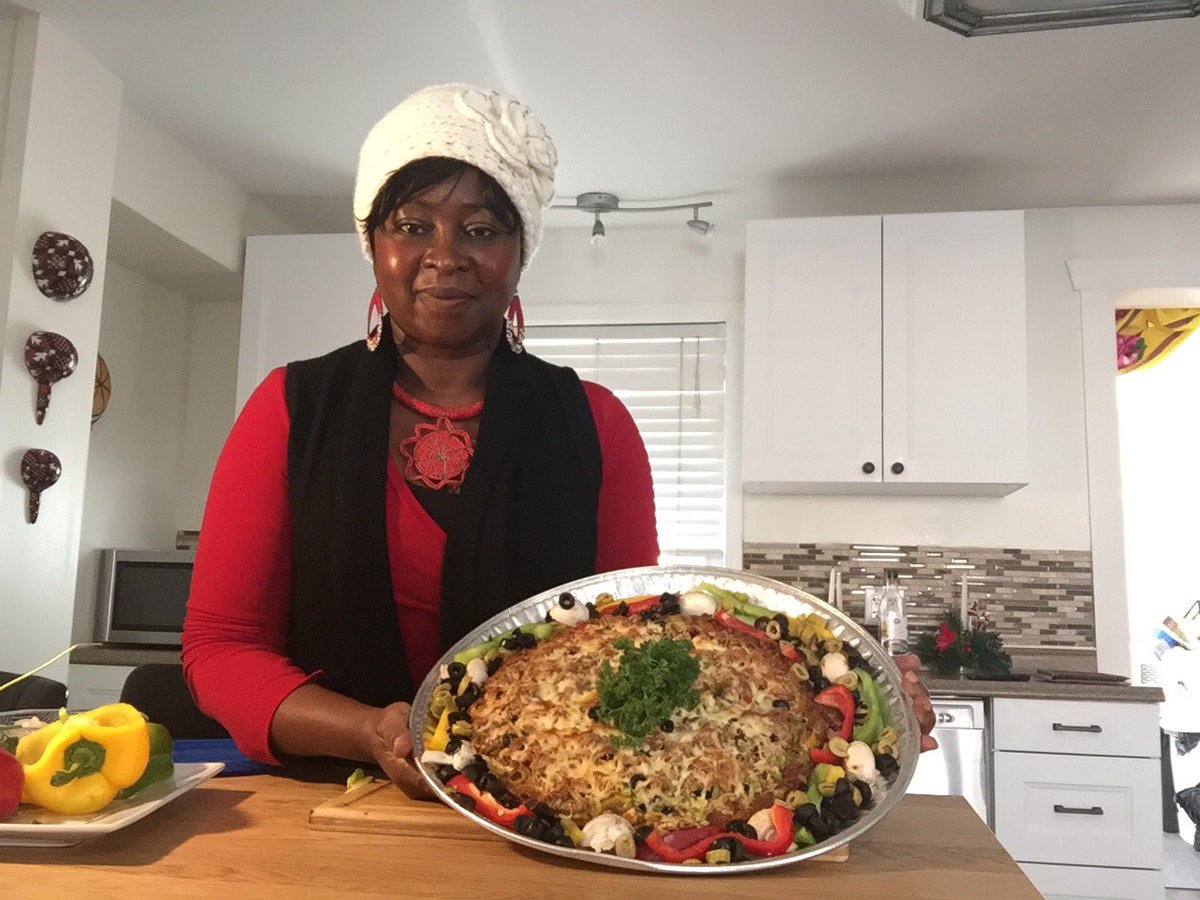 Quand la classe virtuelle devient la cuisine virtuelle en préparant une pizza saine avec mes élèves!