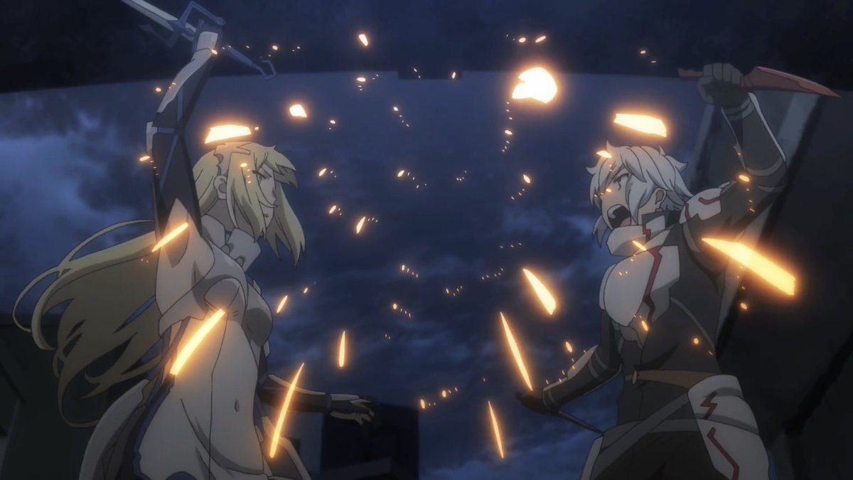 芭恋 ダンジョンに出会いを求めるのは間違っているだろうか 12話 1期2期と比較したら3期が1番良かったけど 1つも勝ってないのはつまらなかった ダンまちは全部最後までの布石みたいなアニメ だから早く最後を見届けて凄くいいアニメだったなって言い