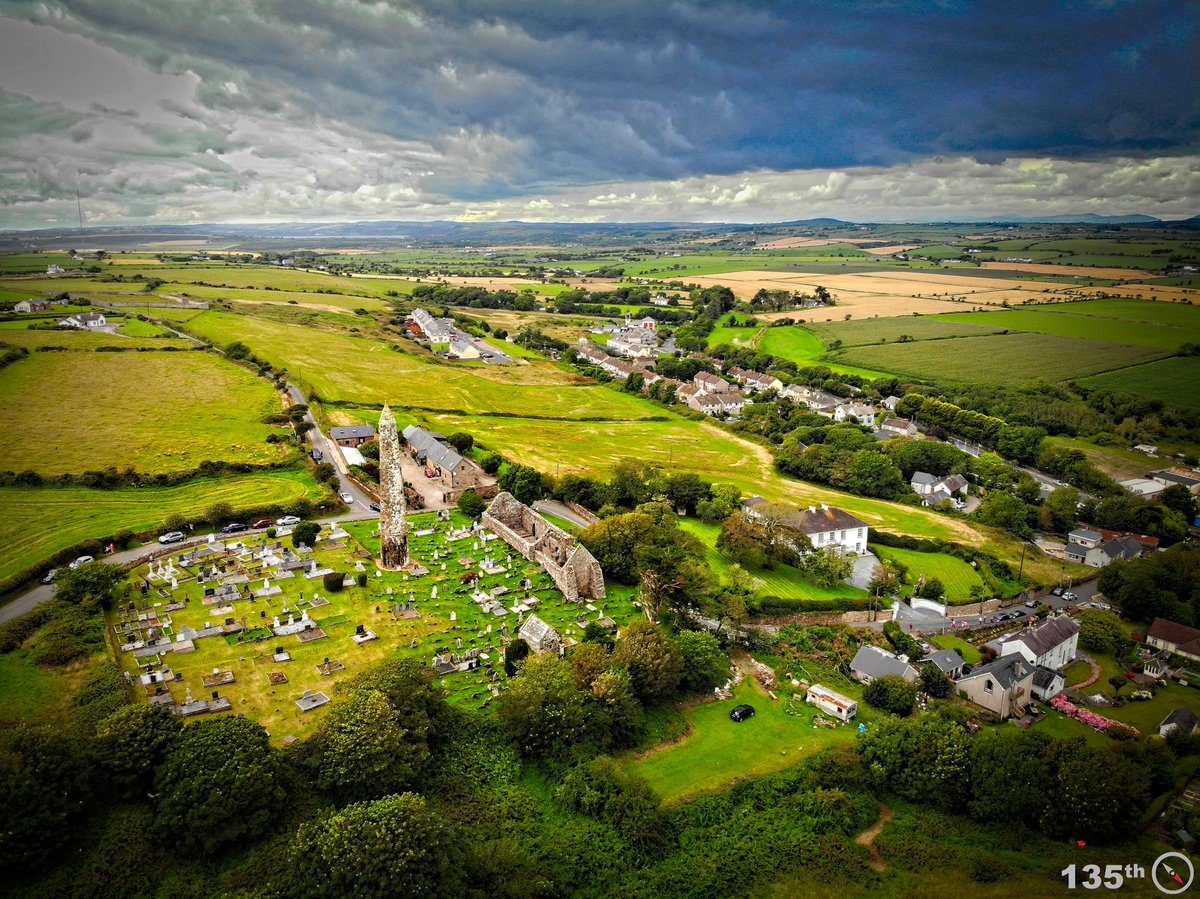 Clouds roll over one of Ireland's earliest monastic sites in Ardmore in Co. #Waterford.