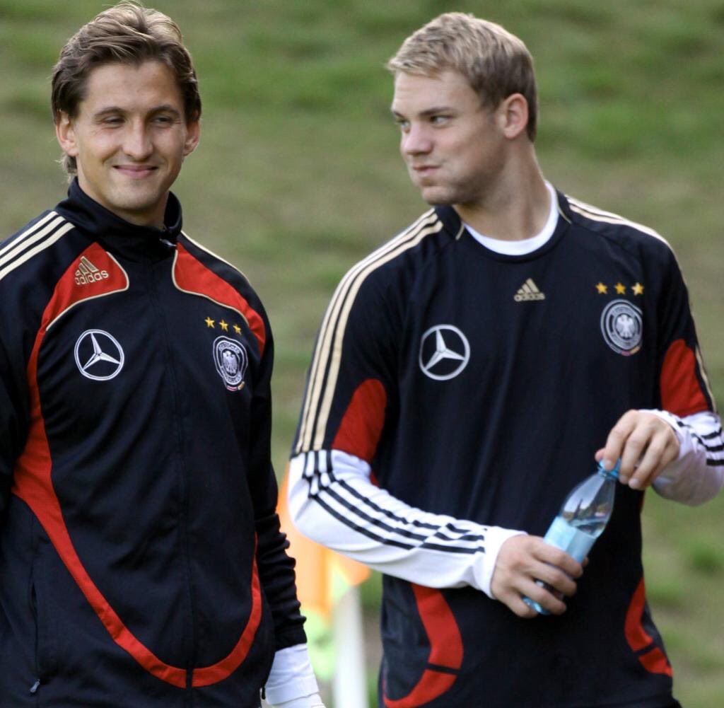 To the former Hannover ‘keeper.An injury to Rene Adler, before the World Cup, pushed Neuer to being the first choice for Germany in the maiden South African tournament. Neuer only conceded one goal in the group stage, a goal against Serbia.