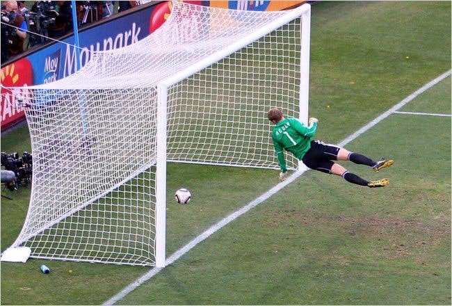He made an assist for Miroslav Klose with a huge punt upfield, in the famous game against England.The game is known for Frank Lampard’s “goal,” which was wrongfully ruled out. Manuel Neuer has since admitting to conning the referee during the incident.